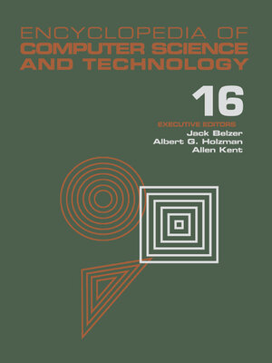cover image of Encyclopedia of Computer Science and Technology